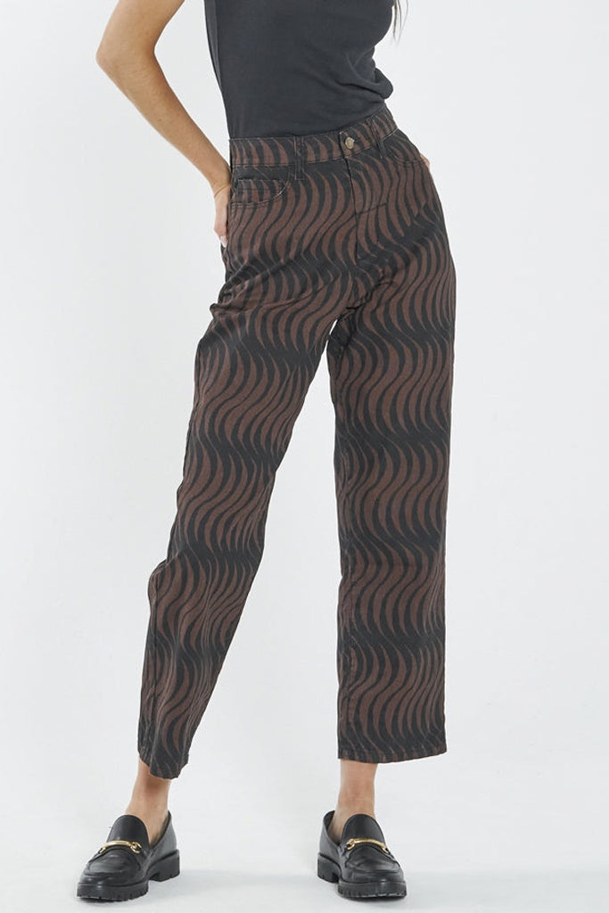 Thrills Paradise on Repeat Pant - Washed Cocoa
