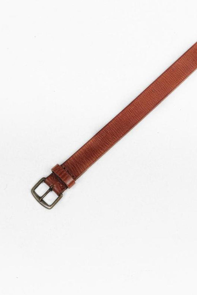 Thrills Wide Leather Belt Tan