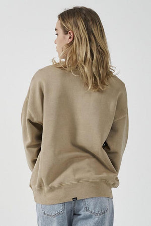 Thrills Intuition Slouch Crew Faded Khaki