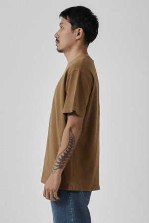 Thrills King Embro Merch Fit Tee - Tobacco