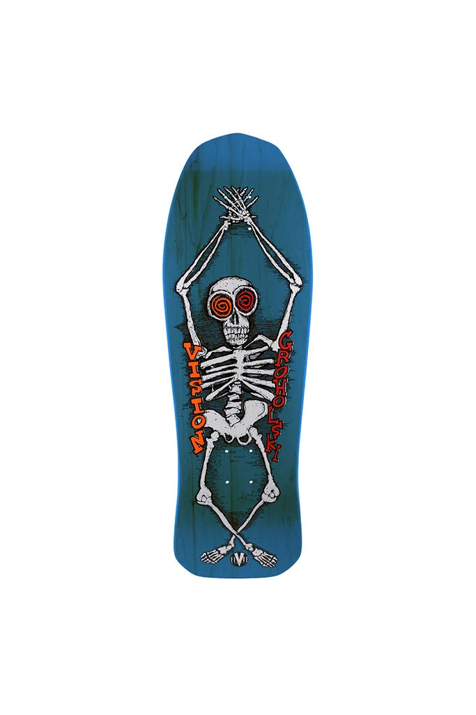 Vision Groholski Skeleton Modern Concave Deck 10.25'' Turquoise Stain
