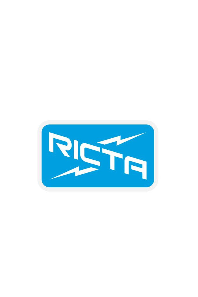 Ricta Logo BLU-WHT Sticker 3.22x1.89in