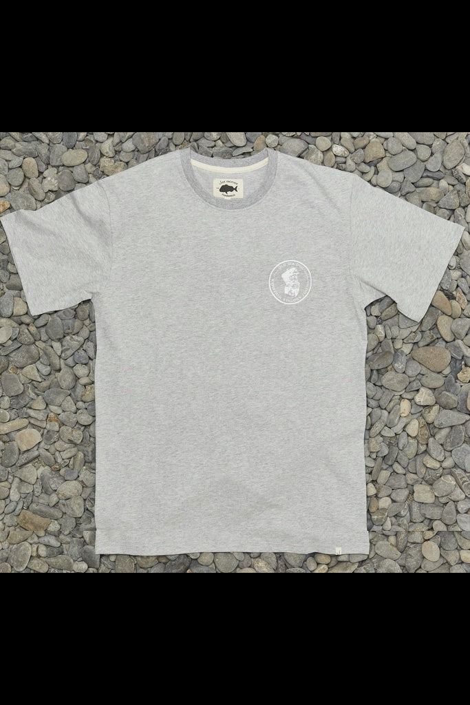 Just Another Fisherman Old Sea Dog Tee Grey Marle