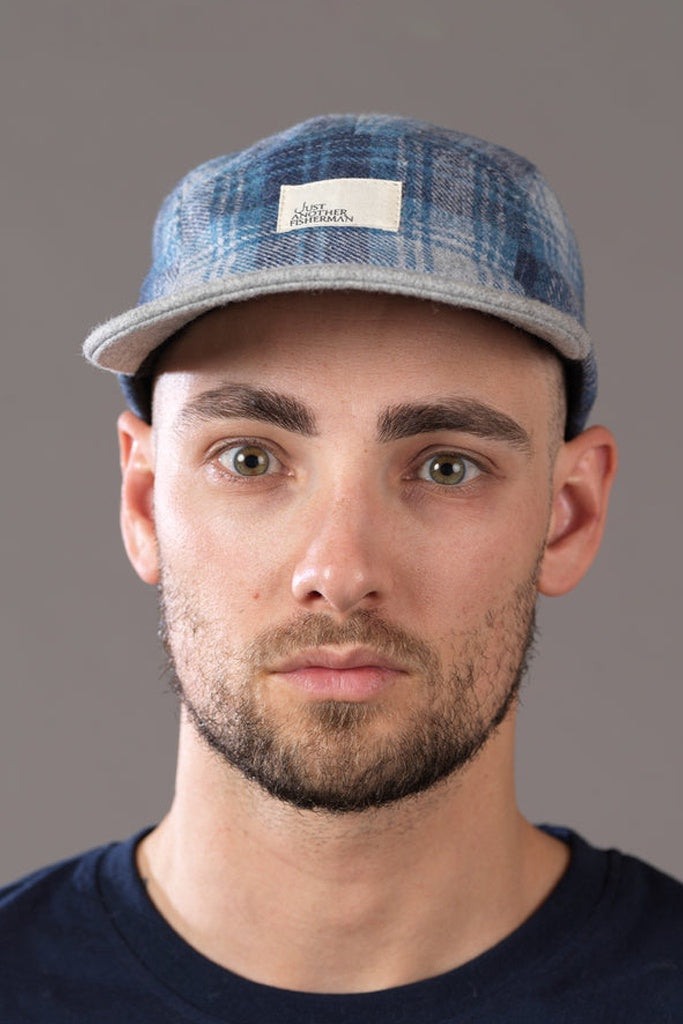 Just Another Fisherman Seaport 5 Panel Blue/Grey Check