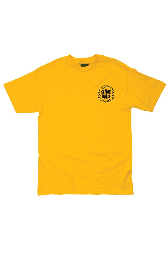 Slime Balls Mono Splat S/S Reg T-Shirt Gold