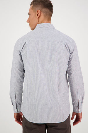 Swanndri Carillo Beach L/S Shirt Grey
